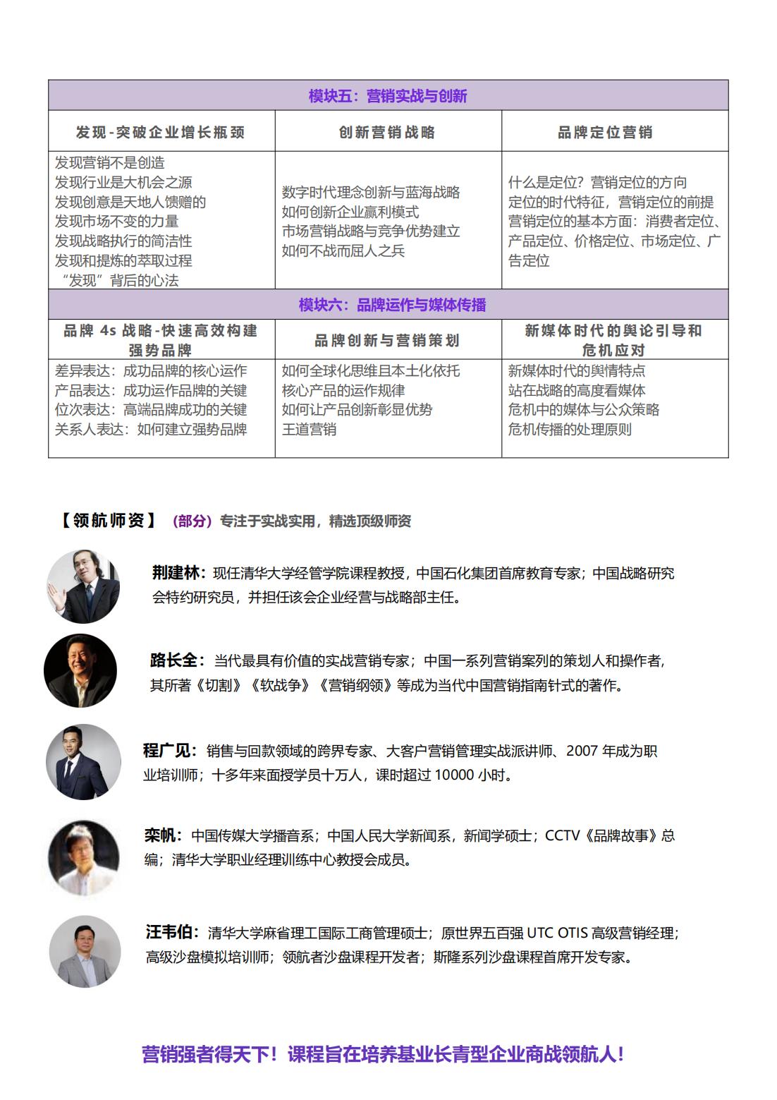 清大营销管理与创新实战（CMO）高端班(图4)