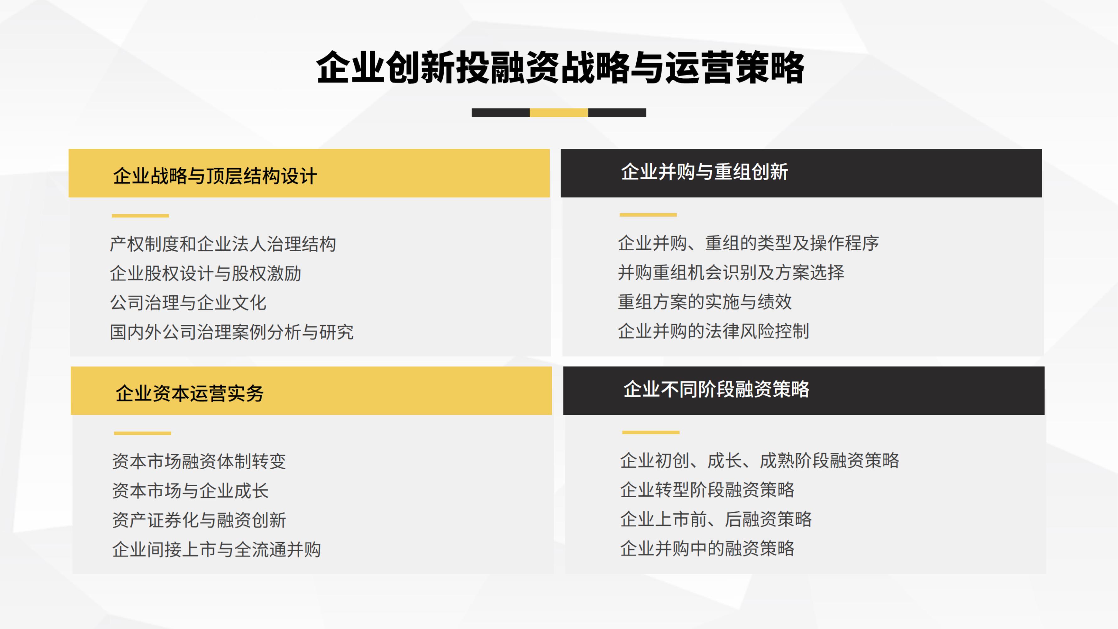 投融资创新与资本运作董事长研修班(图7)